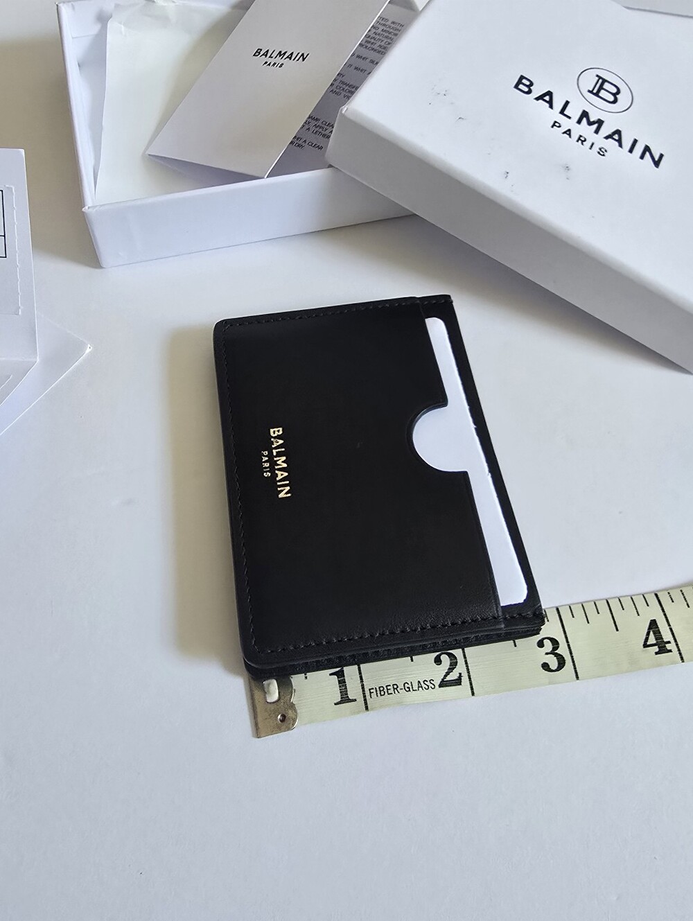BALMAIN Leather Cardholder Black - Picture 9 of 10